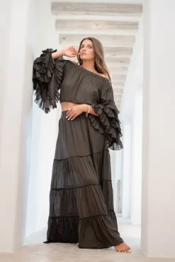 Jupe Lucia Boho Taupe foncé