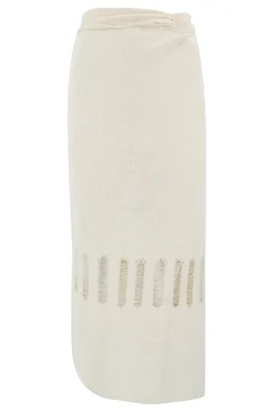 Jupe portefeuille en maille Laura
