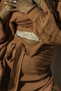 Jupe portefeuille Evelin Terra