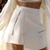 Jupe portefeuille Muse Light Beige