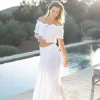 Jupe Santi Paisley Blanc