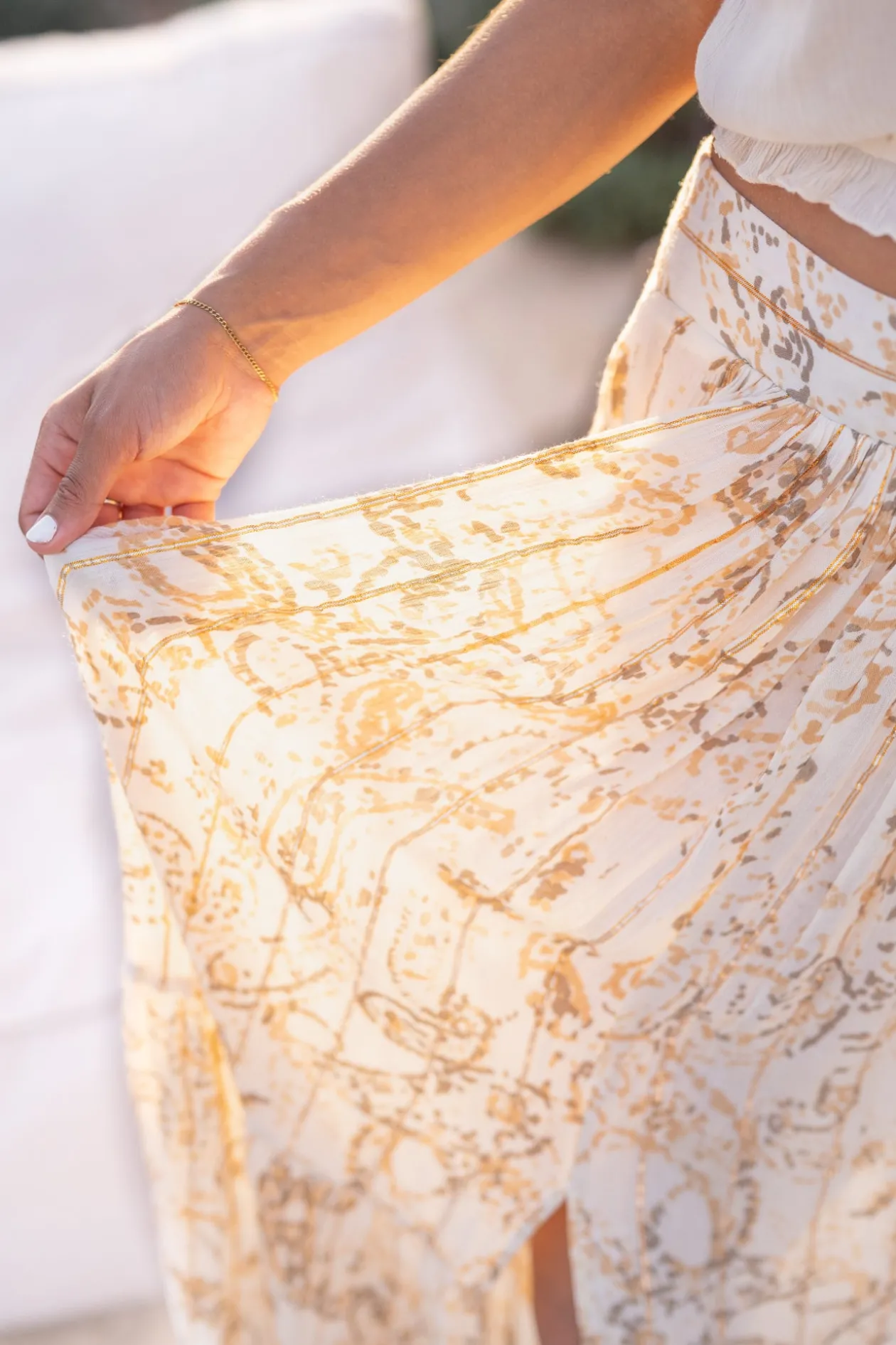 Jupe Santi Paisley Sand
