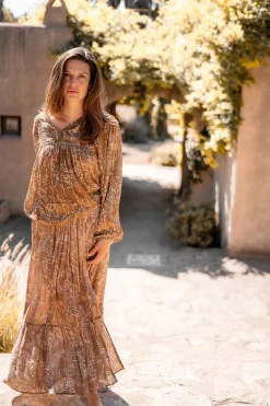 Jupe Santi Paisley Taupe