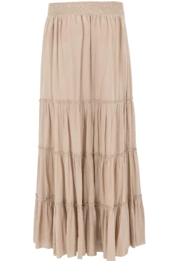 Jupe tzigane Lucia Taupe