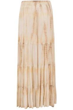 Jupe tzigane Lucia Tie Dye Taupe