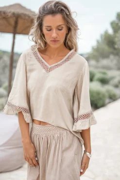 Jupe-culotte Eli Taupe