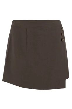 Jupe-short Seth Taupe foncé