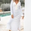 Kaftan Azzurra Blanc