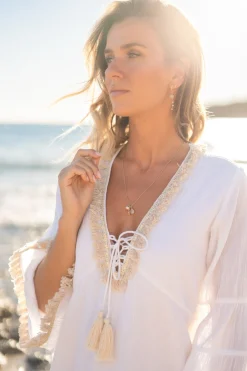 Kaftan Calista Nyx Blanc