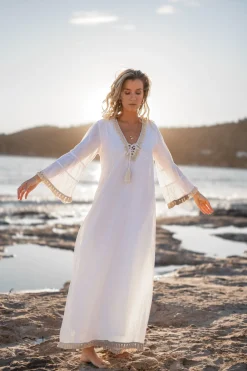 Kaftan Calista Nyx Blanc