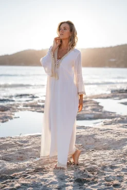 Kaftan Calista Nyx Blanc