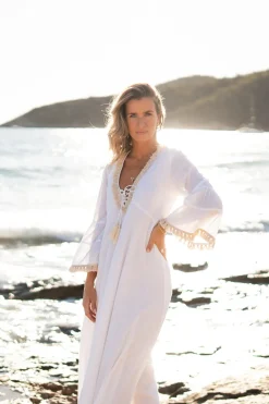 Kaftan Calista Nyx Blanc