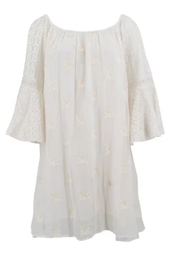 Kaftan court Suze Blanc