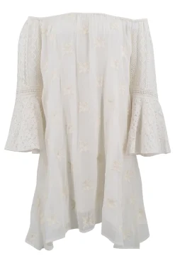 Kaftan court Suze Blanc