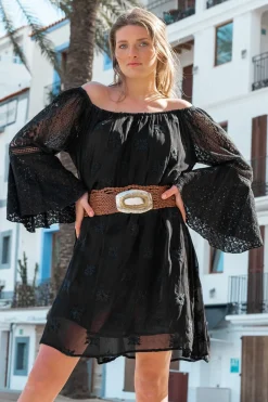 Kaftan court Suze Noir