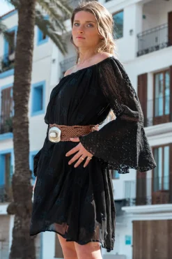 Kaftan court Suze Noir