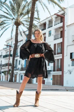 Kaftan court Suze Noir