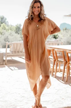 Kaftan Jenara Dreamcatcher Marron