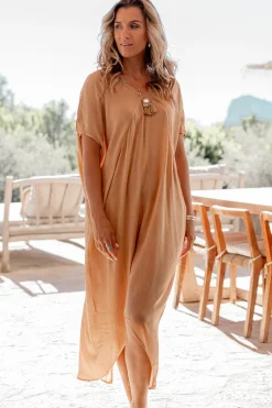 Kaftan Jenara Dreamcatcher Marron