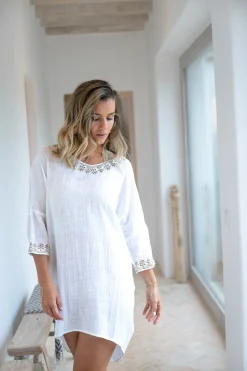 Kaftan Laia Scorva Blanc