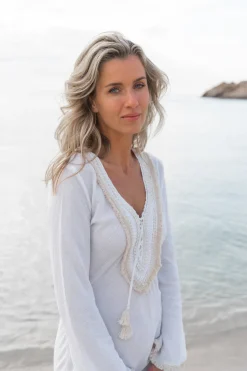Kaftan Morena Blanc