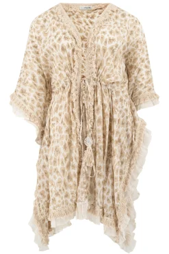 Kimono Ana Solana Léopard Naturel