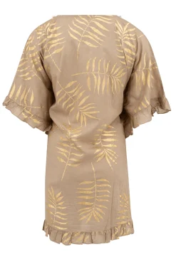 Kimono court Leafy Taupe