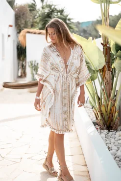 Kimono court Maysa Naturel