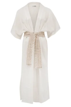 Kimono Deya uni blanc