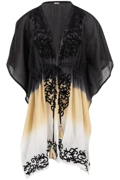 Kimono Flora Noir