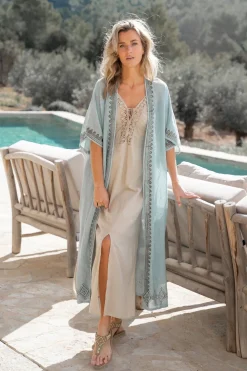 Kimono Harper Bleu