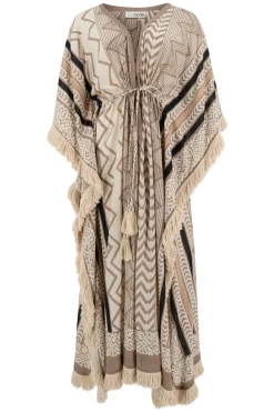 Kimono long Impresion Aztec