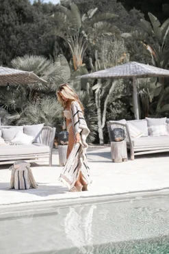 Kimono long Impresion Aztec