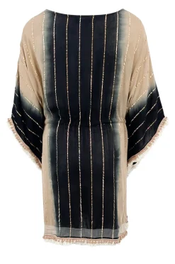 Kimono midi Sable noir