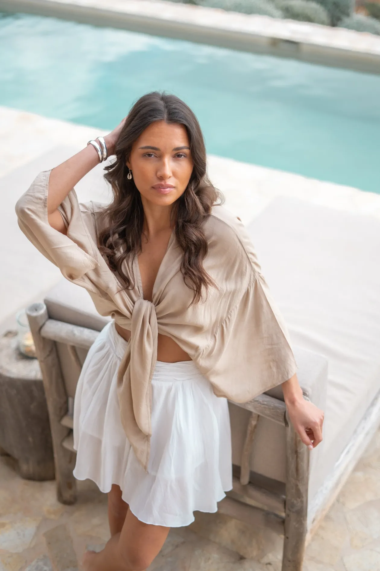 Kimono Shali Taupe