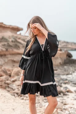La Tunique Isabella Crochet Noir