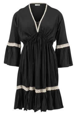 La Tunique Isabella Crochet Noir