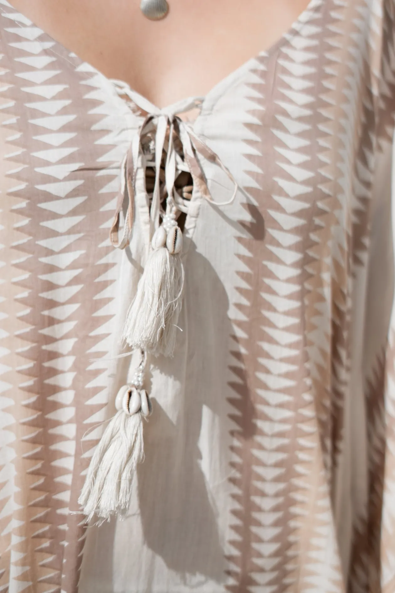 Long Kaftan Impresion Triangle