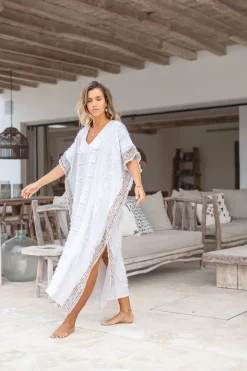 Long Kaftan Kira Scorva Blanc