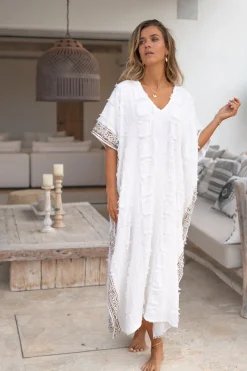 Long Kaftan Kira Scorva Blanc