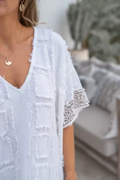 Long Kaftan Kira Scorva Blanc