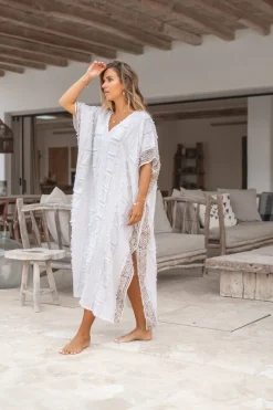 Long Kaftan Kira Scorva Blanc