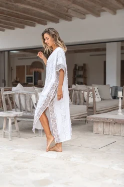 Long Kaftan Kira Scorva Blanc