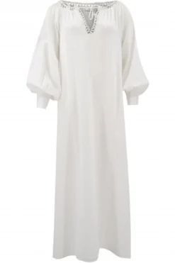 Long Kaftan Yira Blanc