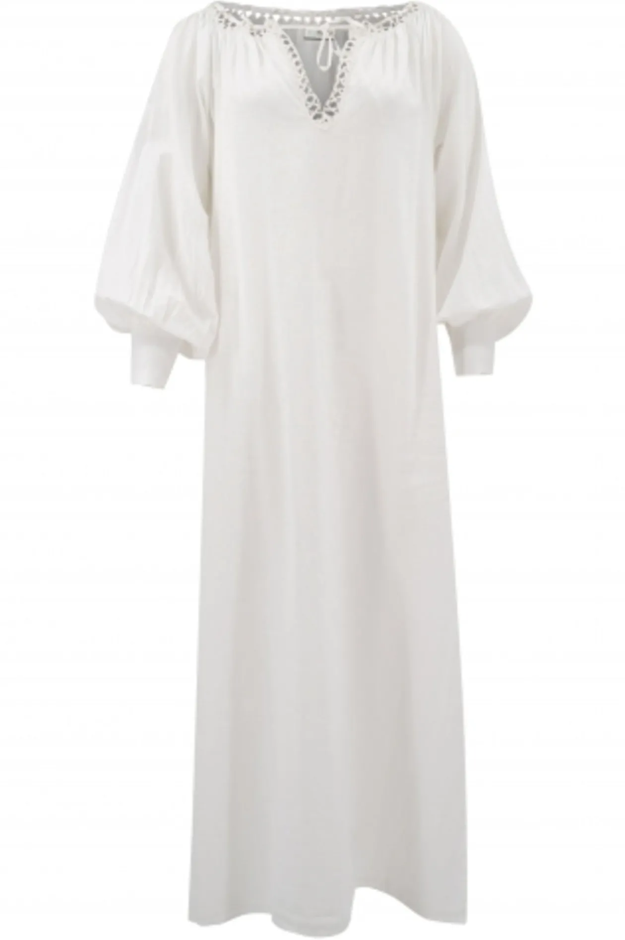 Long Kaftan Yira Blanc