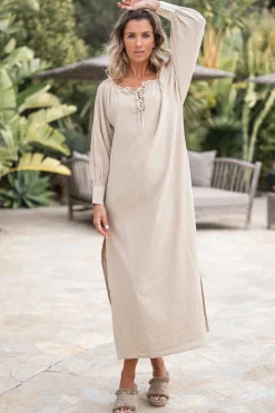 Long Kaftan Yira Sand