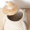 Panier Setelan Rond Blanc