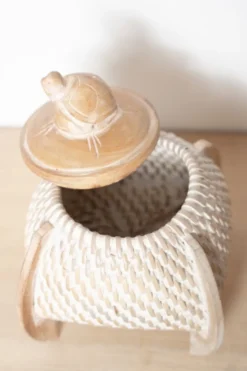 Panier Setelan Rond Blanc