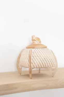 Panier Setelan Rond Blanc