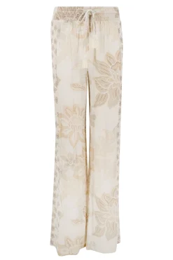 Pantalon Brisa Flower Ivoire
